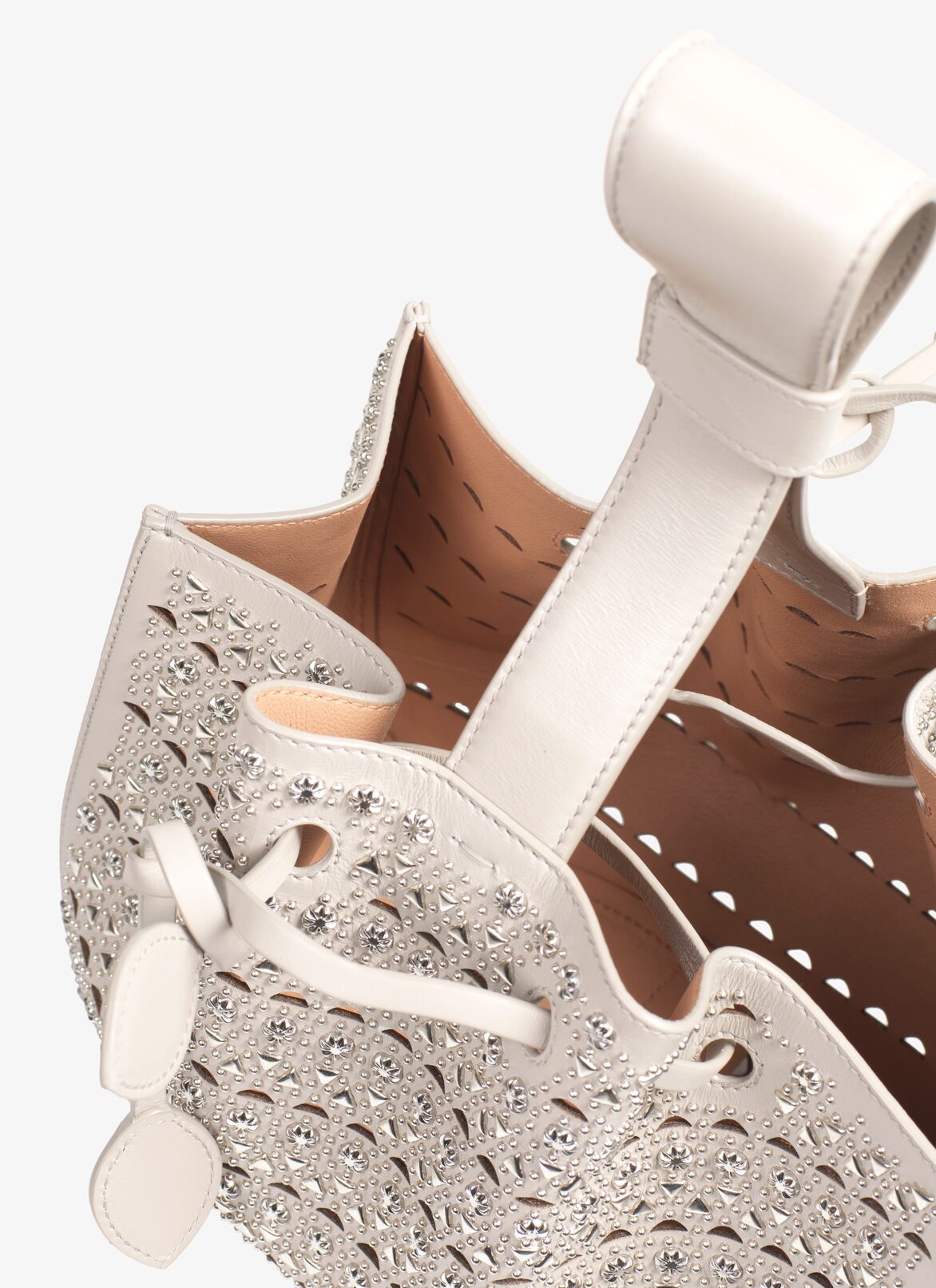 ROSEMARIE CUIR LUX VIENNE CLOUS PEARL ALAÏA PEARL  ROSEMARIE CUIR LUX VIENNE CLOUS PEARL